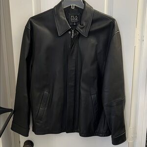 Jos. A. Bank Black Leather Jacket